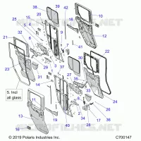 PORTES, REAR, FULL
