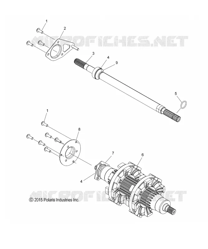 SYSTÈME DE TRANSMISSION, JACKSHAFT AND ARBRE DE TRANSMISSION