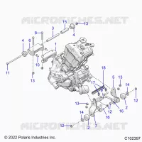 MOTEUR, MOUNTING &amp; LONG BLOCK