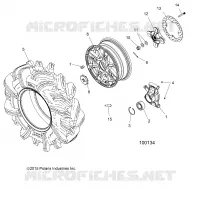 ROUES, REAR AND HUB