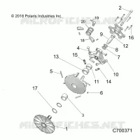 SYSTEME DE TRANSMISSION, PRIMARY CLUTCH