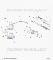 ENGINE, VALVE D'ECHAPPEMENT ASM. AND ACTUATOR