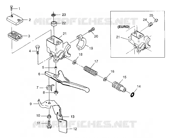 MAITRE CYLINDRE 700 XC 0981766 and EUROPEAN 700 XC E981766 (4944154415A014)