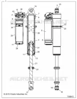 SUSPENSION, AMORTISSEUR AVANT