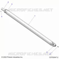 SYSTÃˆME DE TRANSMISSION, PROP SHAFT,FRONT
