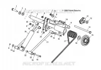 SUSPENSION, BRAS DE SUSPENSION ARRIERE AND AMORTISSEUR