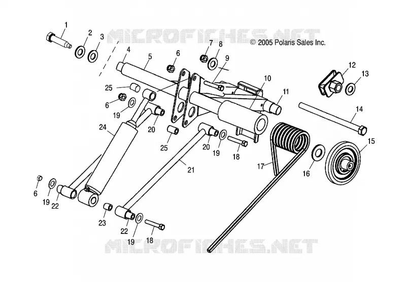SUSPENSION, BRAS DE SUSPENSION ARRIERE AND AMORTISSEUR