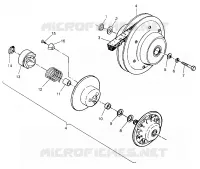 EMBRAYAGE DE TRANSMISSION XPLORER 400L W969140 (4935983598C003)