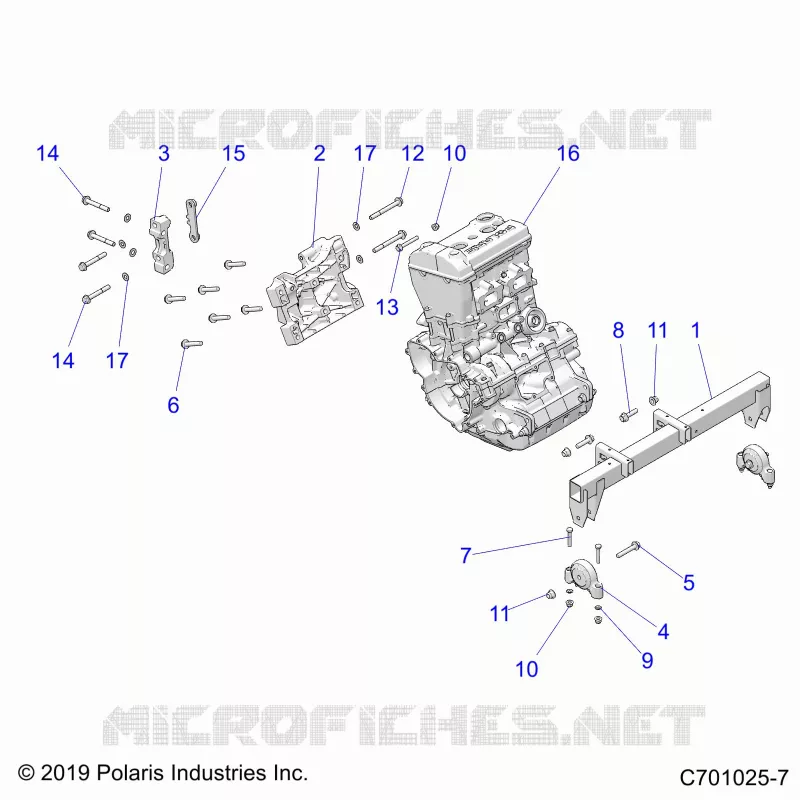 MOTEUR, MOUNTING & LONG BLOCK