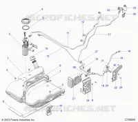 SYSTÃˆME D'ALIMENTATION, EVAP FUEL TANK ASM.