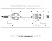 SYSTÈME DE TRANSMISSION ARRIERE HALF SHAFT