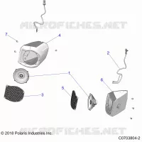 ELECTRICITE, AUDIO, FRONT SPEAKER