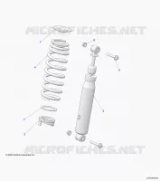 SUSPENSION, AMORTISSEUR AVANT MOUNTING