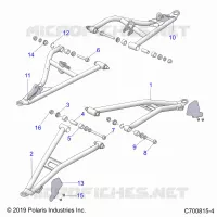 SUSPENSION AVANT CONTROL ARMS