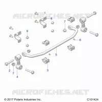 SUSPENSION, BARRE STABILISATRICE, FRONT