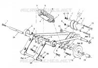 BRAS DE SUSPENSION AVANT XLT 0950756, XLT SKS 0950556,  XLT SKS EURO E9505 (4928842884C001)
