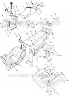 CHASSIS AND SIEGE SPORT, TRAIL, 400 AND 600 (4912701270001A)