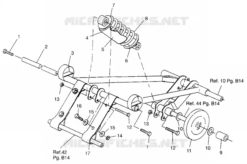 BRAS DE SUSPENSION AVANT SPORT TOURING 0960243 AND EUROPEAN SPORT TOURING E960243 (4932223222C001)