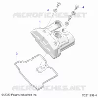 ENGINE, COUVERCLE SOUPAPE