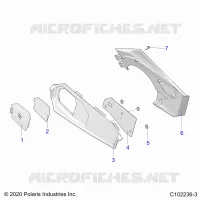 CLOSE OFF PANEL and ACCESS PANEL