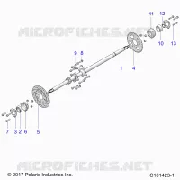 SUSPENSION ARRIERE AXLE