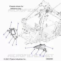 CHASSIS, TIE ROD BOOT ASM.