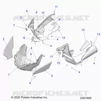 CARROSSERIE AVANT ASM./FENDERS