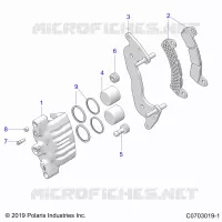 BRAKES, ETRIER DE FREIN AVANT