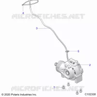 SYSTÃˆME DE TRANSMISSION, GEARCASE MOUNTING, FRONT