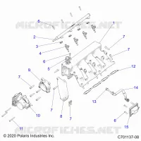 ADMISSION MANIFOLD, FUEL RAIL AND RELATED