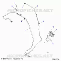 BODY, CARBURANT LINES, STD.
