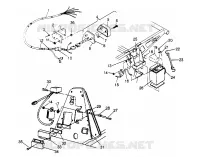 ELECTRICITE/FEU ARRIERE ASSEMBLY SPORT 400L W958540 (4930133013C006)