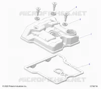 ENGINE, COUVERCLE SOUPAPE