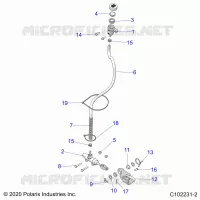BRAKES, BRAKE PEDAL AND MAITRE CYLINDRE