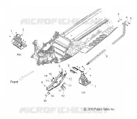 CHASSIS, PROTECTION D'EMBRAYAGE AND REPOSE PIEDS