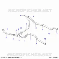 ENGINE, SYSTÃˆME DE REFROIDISSEMENT, HOSES