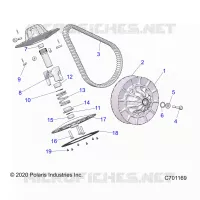 SYSTÃˆME DE TRANSMISSION, SECONDARY CLUTCH