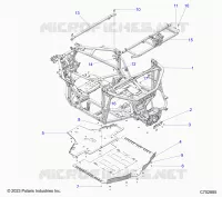 CHASSIS, MAIN FRAME AND SKID PLATES