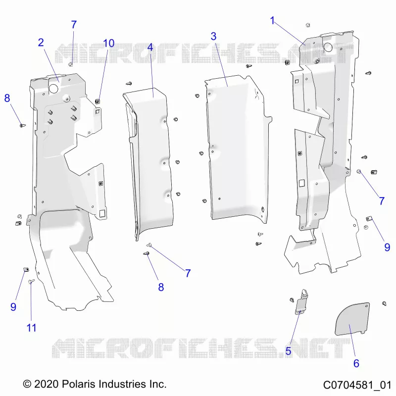 CARROSSERIE ARRIERE CLOSEOFF, SIDE PANELS -Z23RGC2KAJ/BJ (C0704581_01)