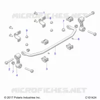 SUSPENSION, BARRE STABILISATRICE, FRONT