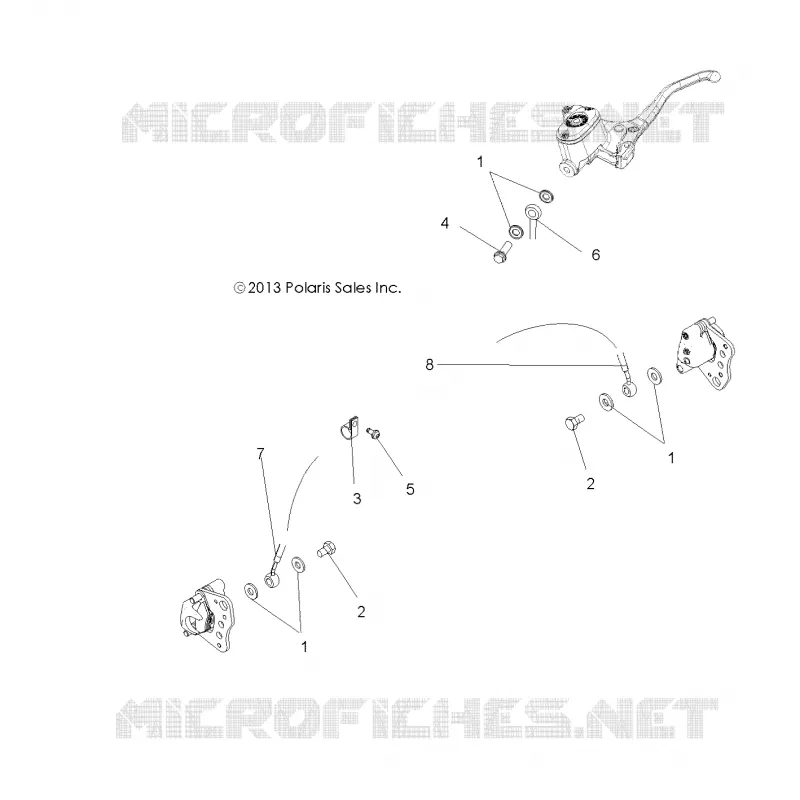 FREIN AVANT BRAKE LINES