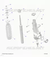 SUSPENSION, JAMBE DE FORCE AVANT