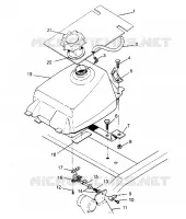 RESERVOIR A CARBURANT 2x4 300 W947530 (4926742674A011)