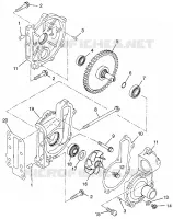POMPE A EAU 700 XCR 0985678(A) and EUROPEAN 700 XCR E985678 (4943114311D001)