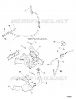 MOTEUR, TURBO CHARGER MOUNTING