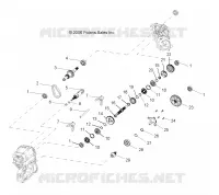 SYSTÈME DE TRANSMISSION, PONT PRINCIPAL INTERNALS