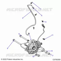 SYSTÃˆME DE TRANSMISSION, FRONT GEARCASE MOUNTING