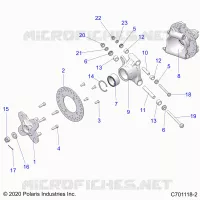 SUSPENSION, PORTE BAGAGES ARRIERE
