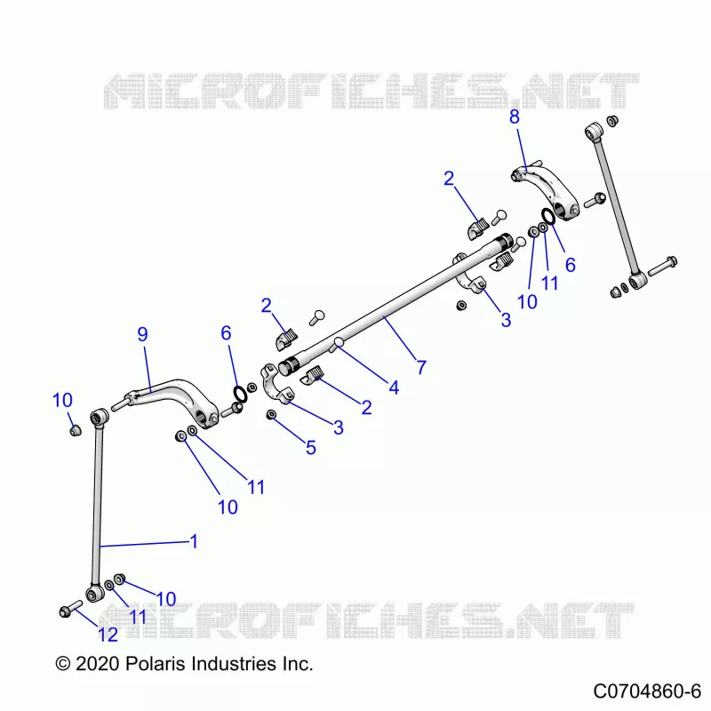 SUSPENSION, REAR BARRE STABILISATRICE