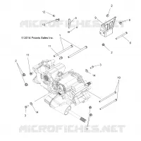 SYSTÈME DE TRANSMISSION, MAIN GEARCASE MOUNTING